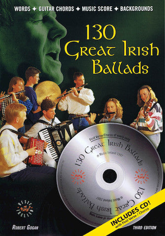 One Hundred Thirty (130) Great Irish Ballads