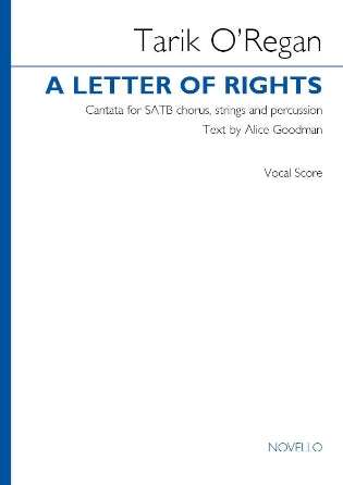 Letter Of Rights - Choral, Satb, Piano Accompaniment - Vocal Score