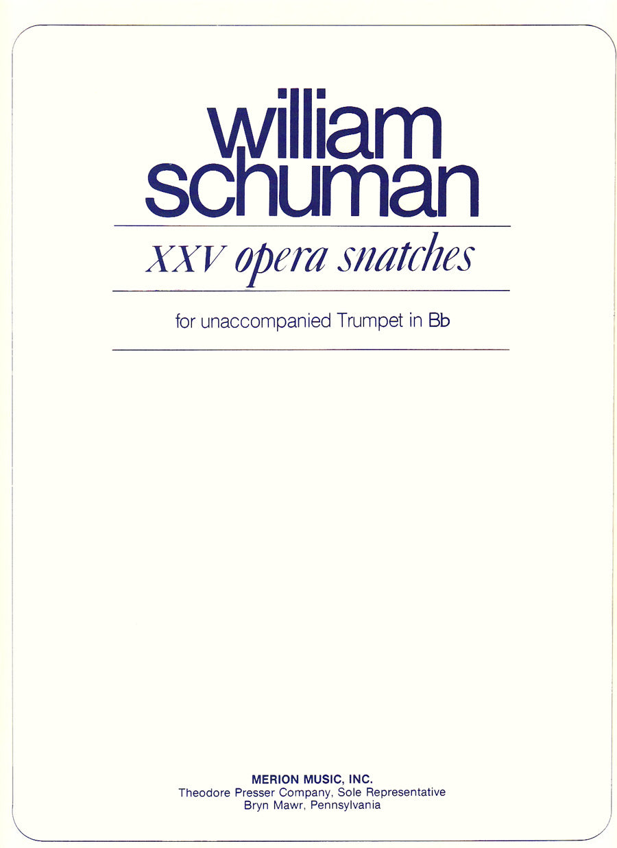 Xxv Opera Snatches