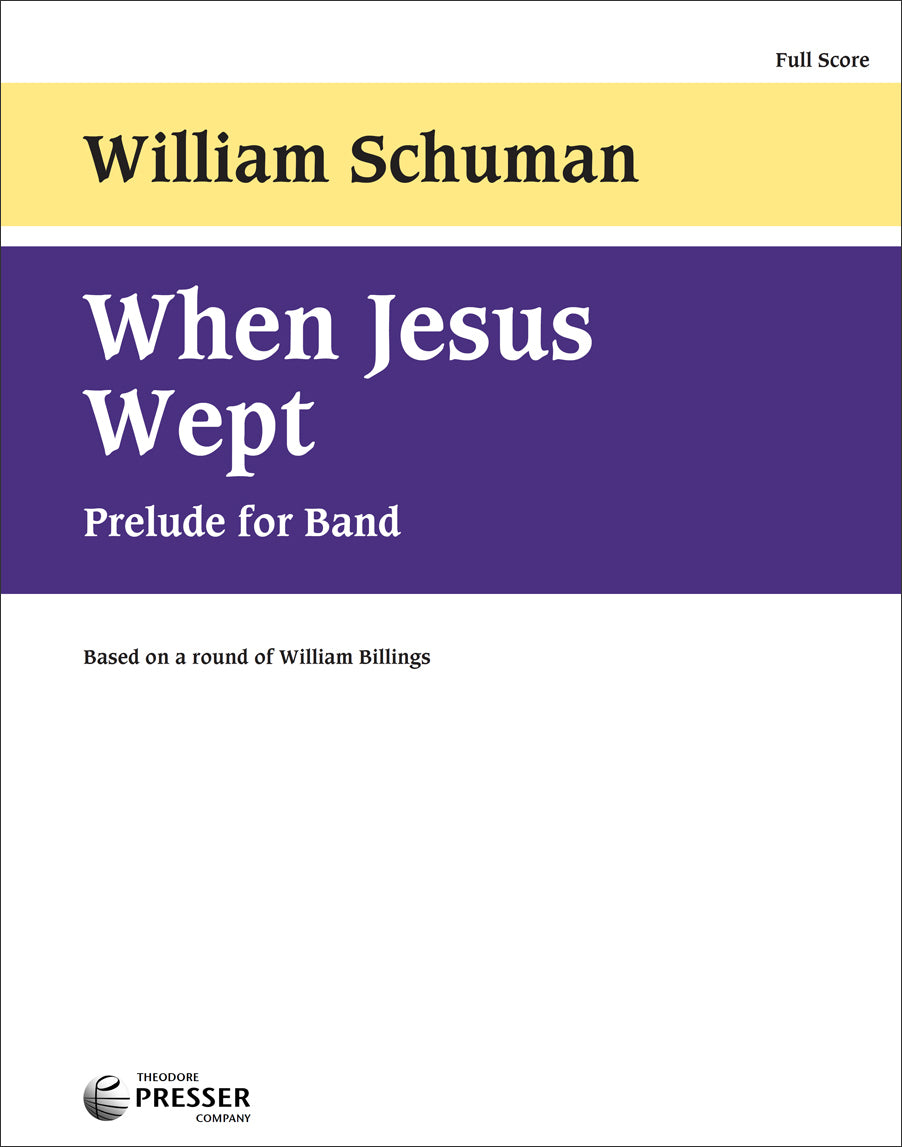 When Jesus Wept