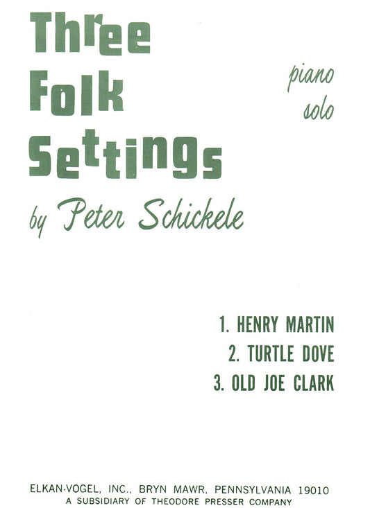 3 Folk Settings