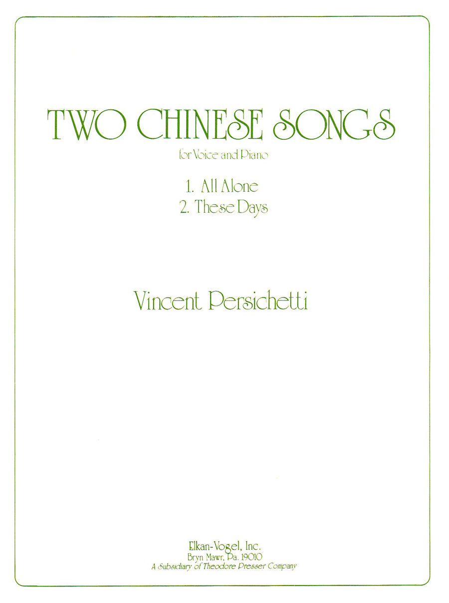 Two Chinese Songs