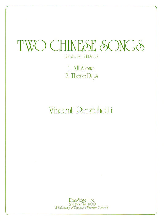 Two Chinese Songs