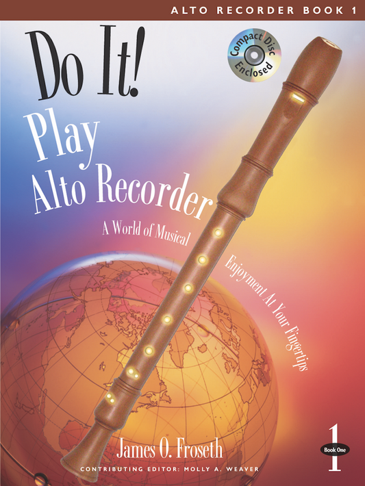 Do It! Play Alto Recorder - Book 1 & CD