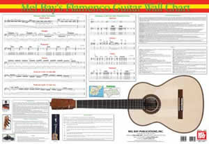 Flamenco Guitar Wall Chart