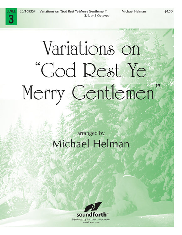 Variations on God Rest Ye Merry, Gentlemen - Handbells 3-5 octaves