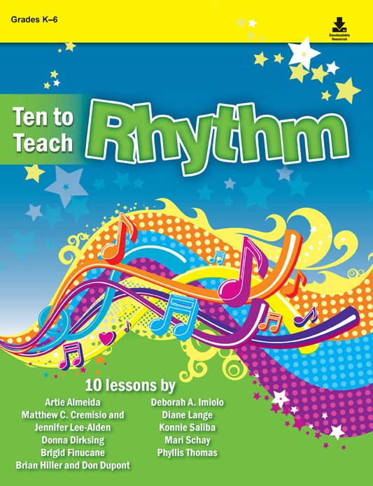 Ten to Teach Rhythm - Classroom music book/resource