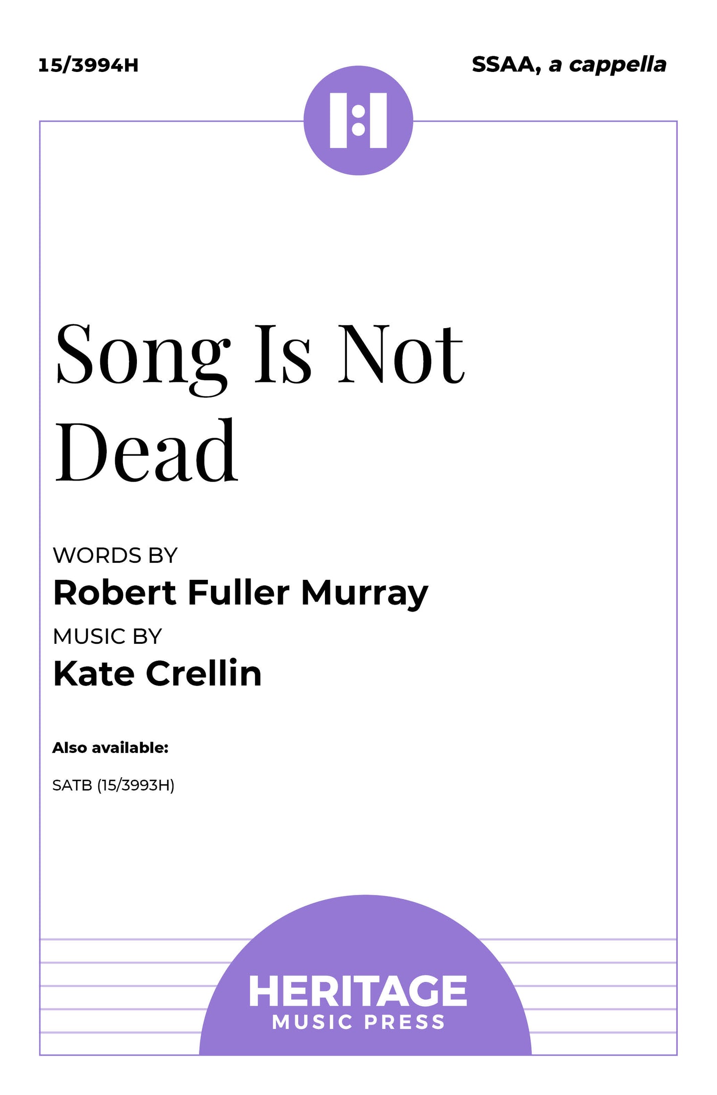 Song Is Not Dead - SSAA