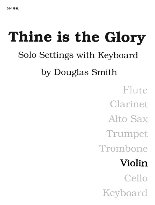 Thine Is the Glory - Keyboard - Violin book (accompaniment not included)