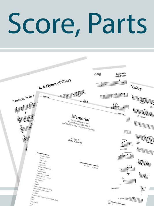 Be of Good Cheer - Full orchestra score and parts