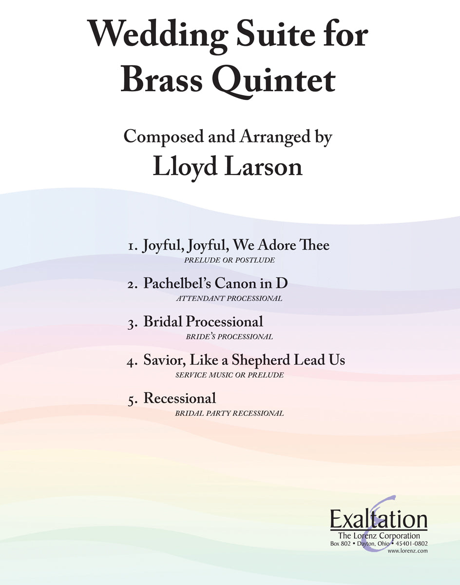 Wedding Suite for Brass Quintet - Brass quintet collection