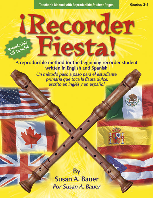 Â¡Recorder Fiesta! - Teacher's Manual - Classroom music book with CD