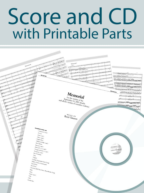 All to Us - Full orchestra score and CD with printable parts