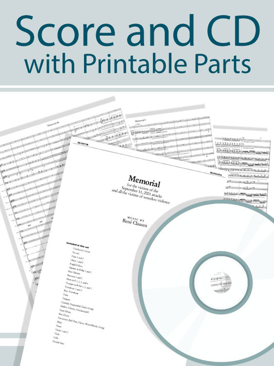 We Will Glorify - Full orchestra score and CD with printable parts