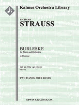 Burleske in D minor for Piano and Orchestra, IRS 11 (TrV 145; AV 85)