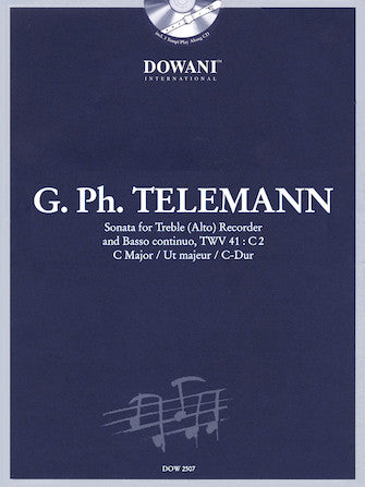 Telemann - Sonata in C Major for Treble (Alto) Recorder and Basso Continuo TWV41:C2