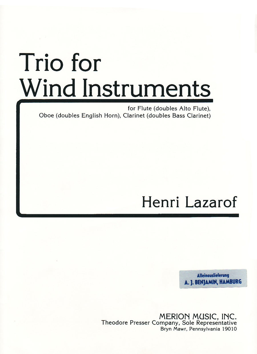 Trio for Wind Instruments