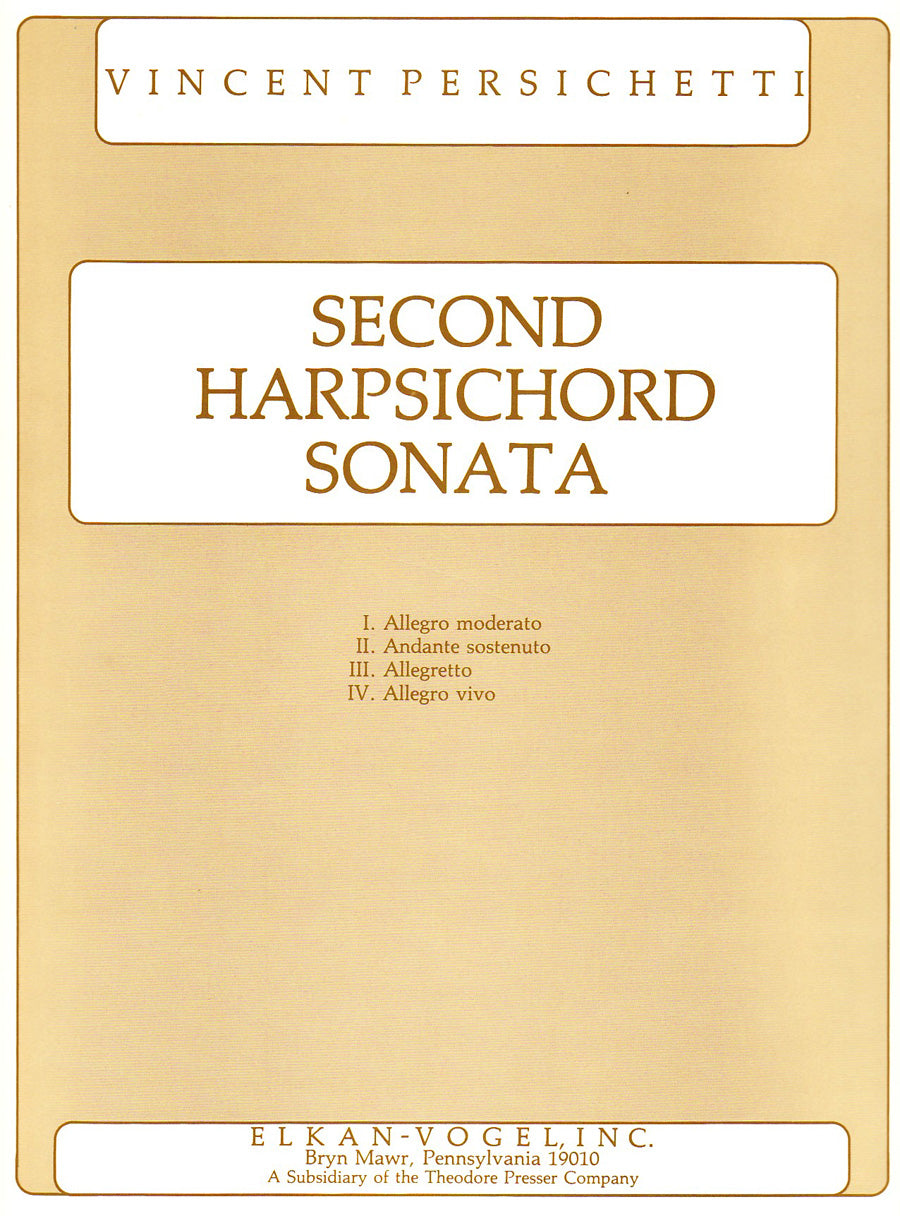 Second Harpsichord Sonata