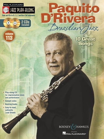 D'Rivera, Paquito - Brazilian Jazz - Jazz Play Along, Vol. 113