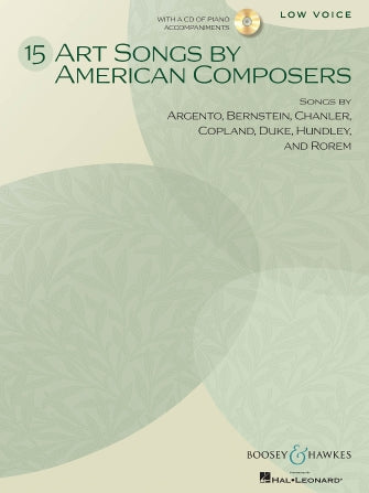 15 Art Songs by American Composers