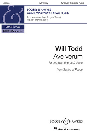 Ave Verum from Songs of Peace for Two-Part Chorus and Piano