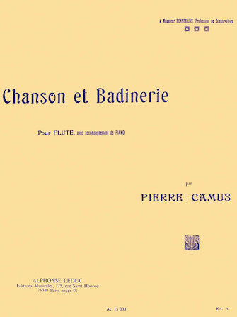 Chanson et Badinerie pour Flute