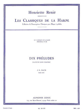 Dix Preludes - Les Classiques de la Harpe No. 12