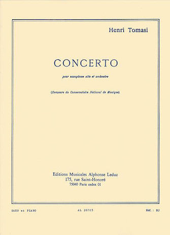 Concerto(saxophone Orchestre) Saxophone Et Piano