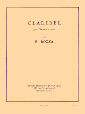 Claribel (clarinet And Piano)