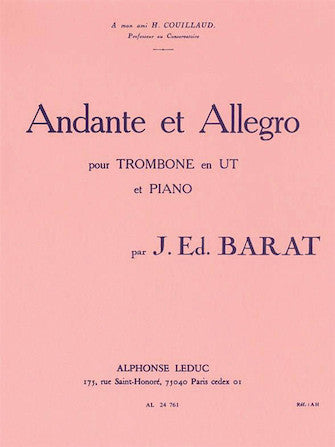 Andante And Allegro (c Trombone And Piano)