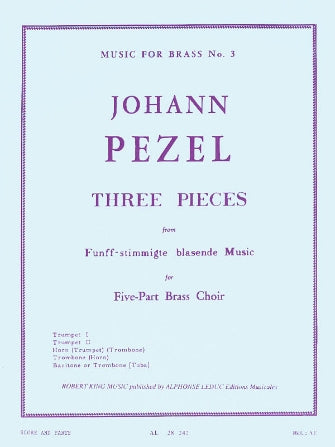 3 Pieces (quintet-brass)