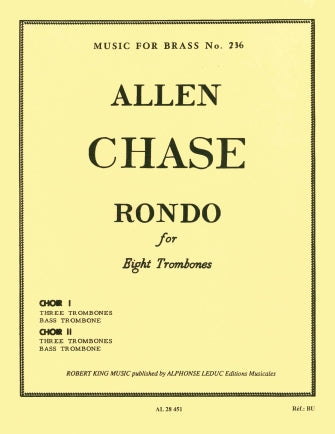 Chase Rondo Mfb236 8 Trombones Score & Parts