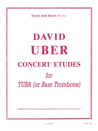 Concert Etudes For Tuba Or Bass Trombone