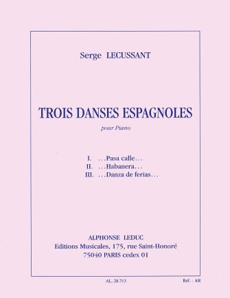 3 Danses Espagnoles (piano Solo)