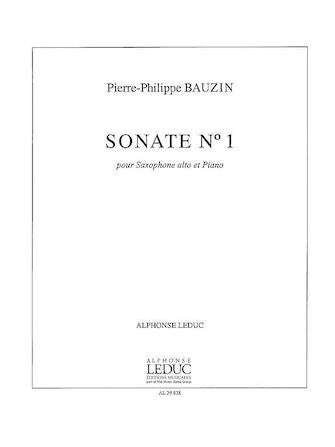 Bauzin Sonate No.1 Alto Saxophone & Piano Book