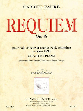 Gabriel Faure - Requiem Pour Soli, Chur Et Orchestre De Chambre Op. 48 (version De 18