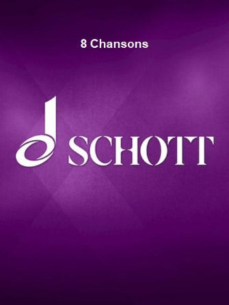 8 Chansons 4 Recorders SATB