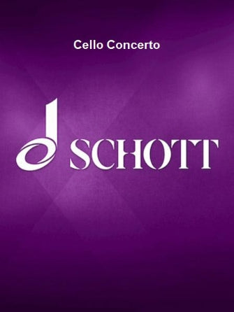 Cello Concerto Vc/pf