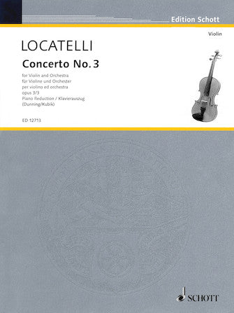 Concerto No. 3 for Violin and Orchestra, Op. 3