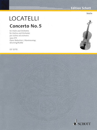 Concerto No. 5 for Violin and Orchestra, Op. 3