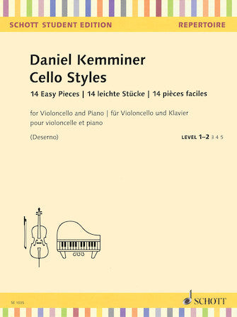 Cello Styles: 14 Easy Pieces