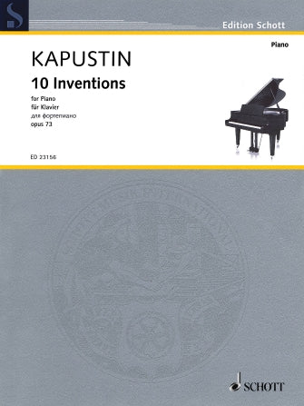 10 Inventions Op. 73 Piano Solo