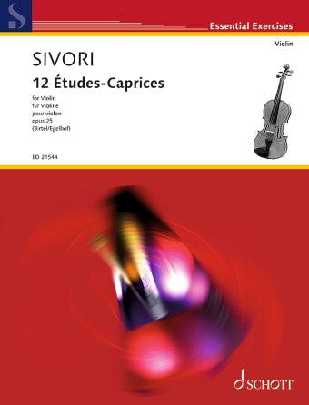 12 Etudes-Caprices Op. 25 Violin Solo