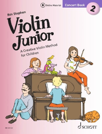 Violin Junior: Concert Book 2 a Creative Violin Method for Children Book/Media Online