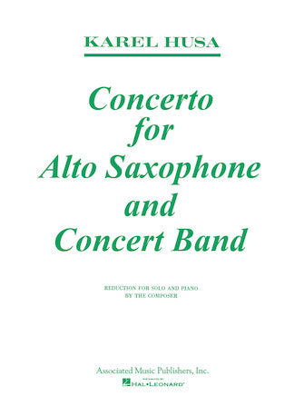 Concerto for Alto Saxophone and Concert Band