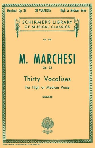 30 Vocalises, Op. 32