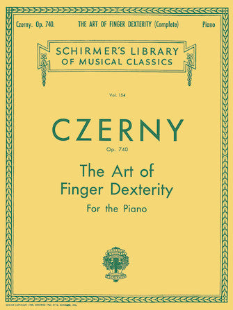 Art of Finger Dexterity, Op. 740 (Complete)