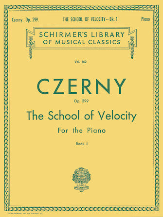 School of Velocity, Op. 299 - Book 1