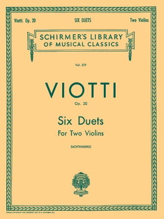 6 Duets, Op. 20