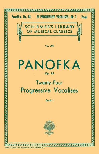 24 Progressive Vocalises, Op. 85 - Book 1